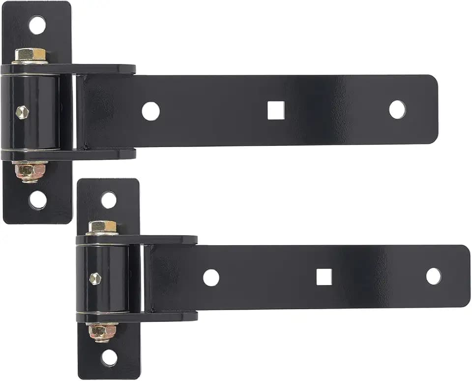 13'' Heavy Duty Strap Gate Hinges 900 LBS,180° or 90° Smooth Open Hinge