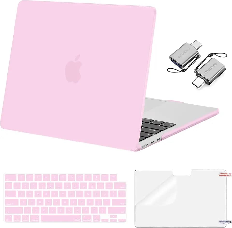 MOSISO Compatible with MacBook Air 13 inch Case M5 2026 M4 M3 M2 2025-2022