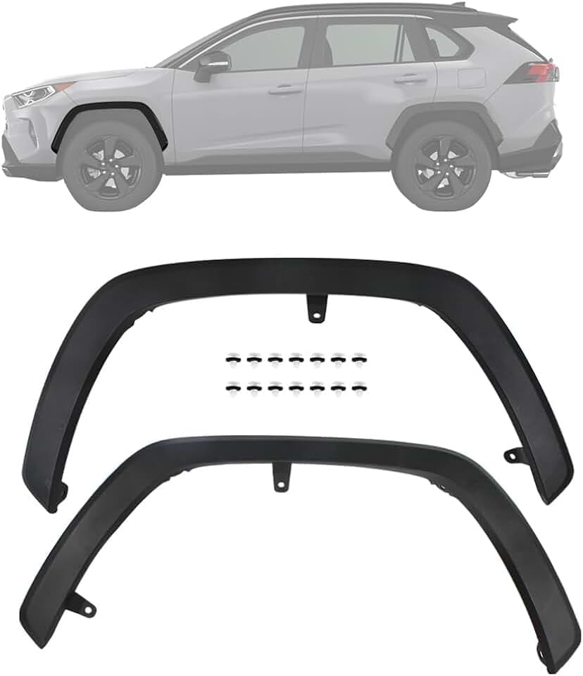 2Pcs Front Fender Flares 7560242160 Compatible with Toyota Rav4 2019-2024