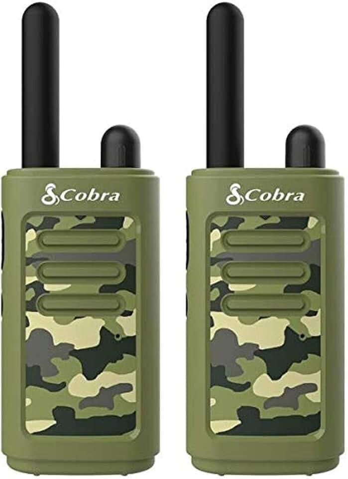 Cobra HE150 G, Kid Friendly Walkie Talkies - 16-Mile Range, Green, (2-Pack)