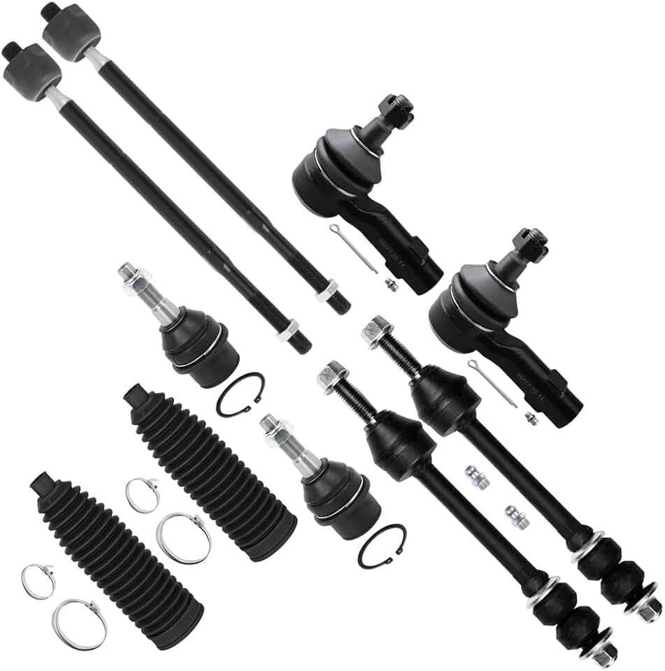 SCITOO 10pcs Front Tie Rod Kit for Ram 1500 (4WD;RWD w/Air Susp.) 2013-2018