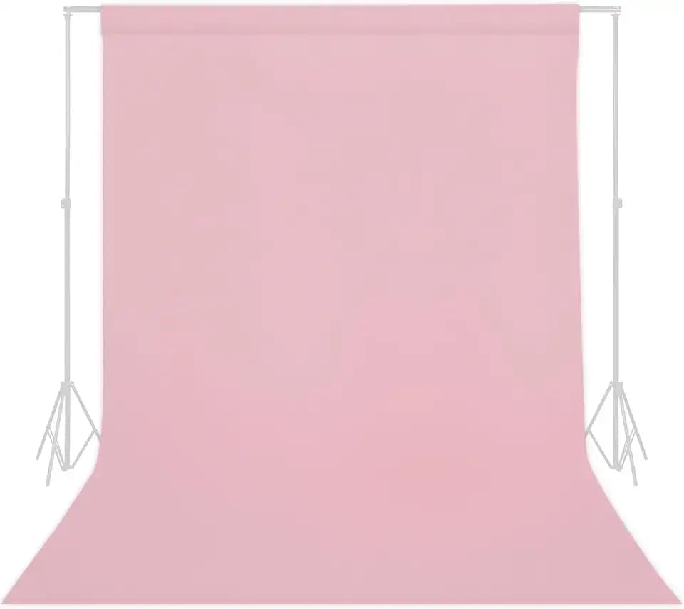 TRLYC Pink Photography Backdrops 6x9 FT Seamless Background for Studio