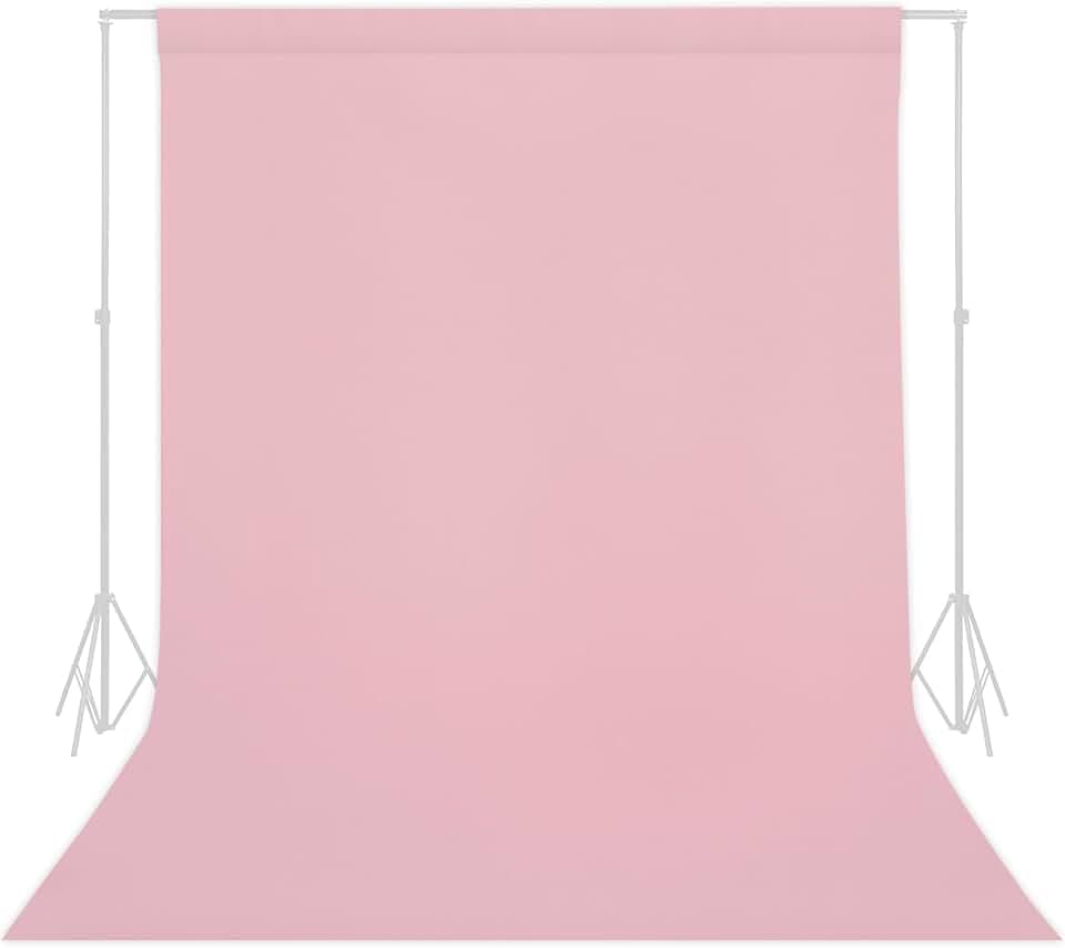 TRLYC Pink Photography Backdrops 10x10 FT Seamless Background for Studio