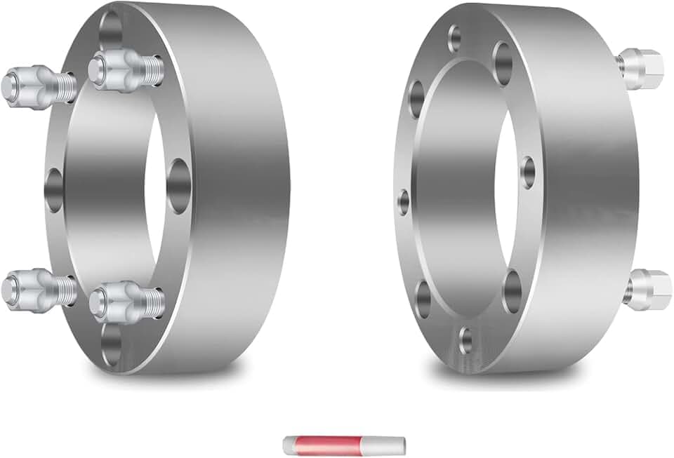 SCITOO 2Pcs 4x156 Wheel Spacers 2 inch for Polaris Silver