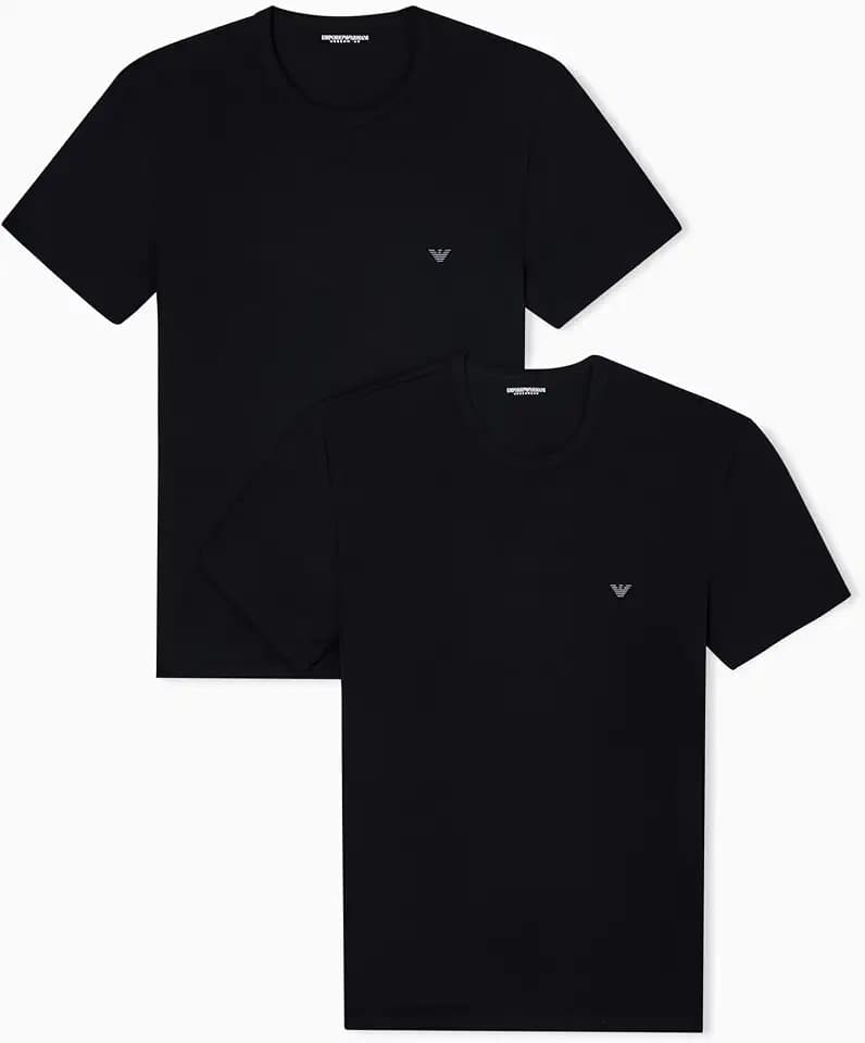 Emporio Armani Men's Cotton Crew Neck T-Shirt, 3-Pack