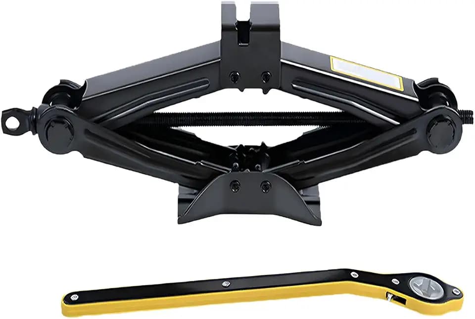 2PCS Car Scissor Jack Kit, with 2 Ton/4,409 lbs Capacity