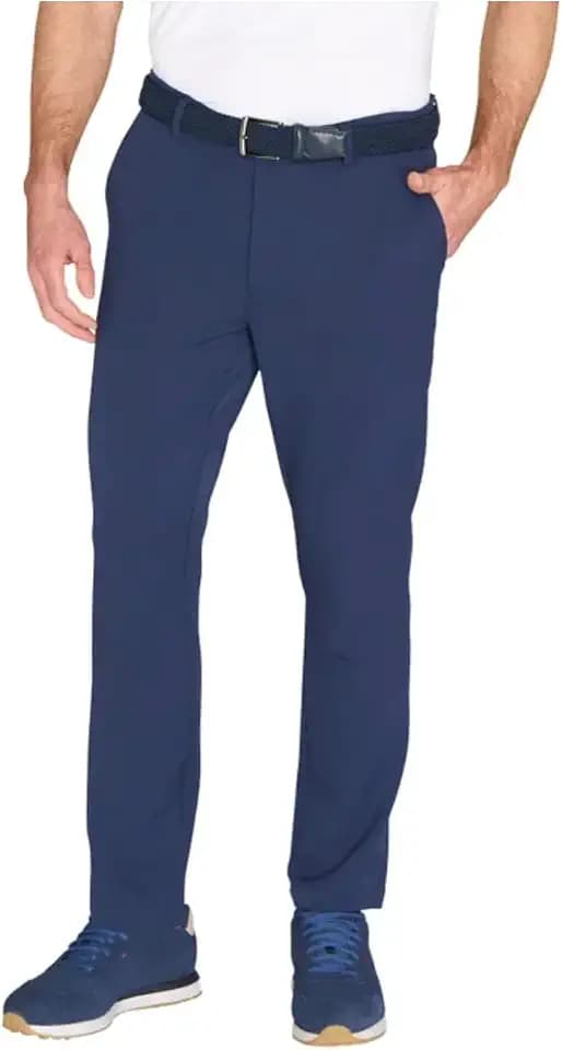 Greg Norman Men's Textured Performance Stretch Chino Pant