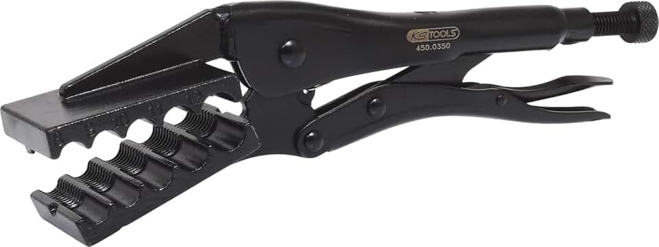 KS Tools 450.0350 Spezial-Klemm-Gripzange, Ø 8-12mm