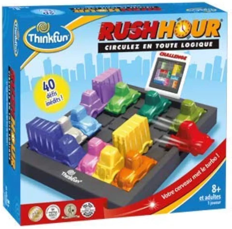 Asmodee – Rush Hour – Action- und Reflexspiel (französische Version)