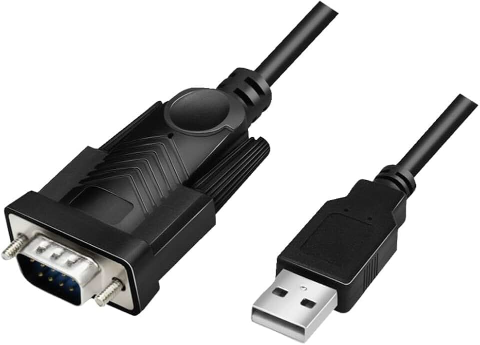 LogiLink AU0048A - USB 2.0 (Typ-A) auf Seriell (RS232-9pin) Adapterkabel f?r Win 11, L?nge 1,5m
