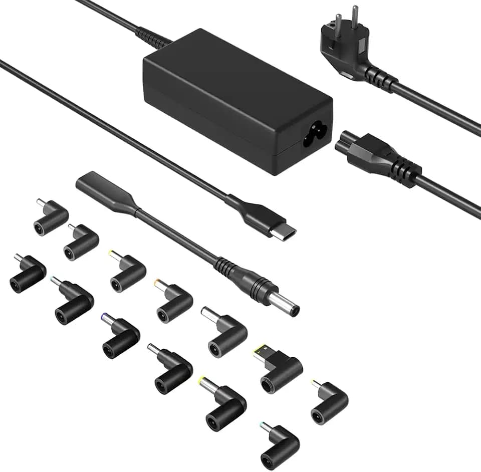 100W USB C Universal Laptop Netzteil für Lenovo HP Dell Acer Asus Toshiba Geteway Samsung MacBook IBM Fujitsu Sony LG MSI Gateway medion Terra Chromebook Notebook Ultrabook Ladekabel Ladegerät