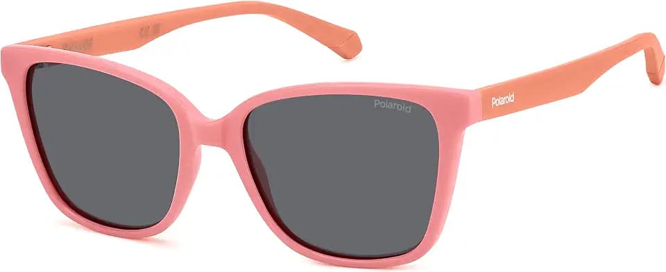 POLAROID KIDS Kinder Brille PLD 8062/S Größe 48-15 mm Rosa/Eye size: 48 - Bridge size: 15