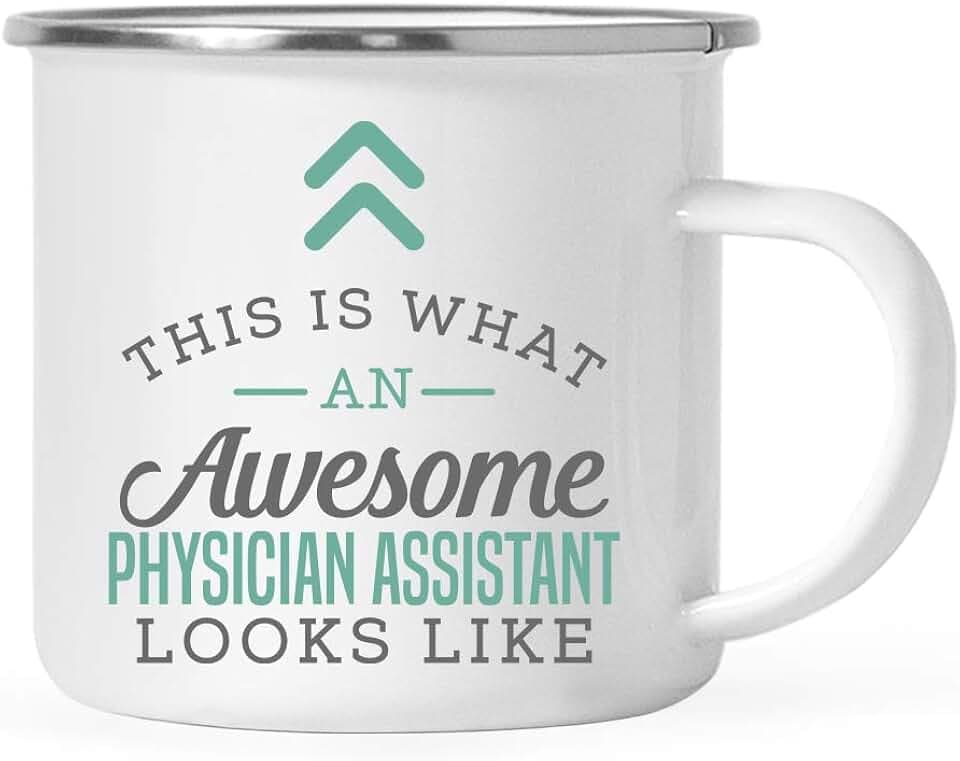 Andaz Press 11oz. Stainless Steel Campfire Coffee Mug Gift, This Is What An Awesome Physician Assistant Looks Like, 1-Pack Birthday Ideas Includes Box