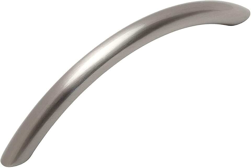 Cosmas 10 Pack 1722SN Satin Nickel Arch Pull 3-3/4 Inch Hole Centers