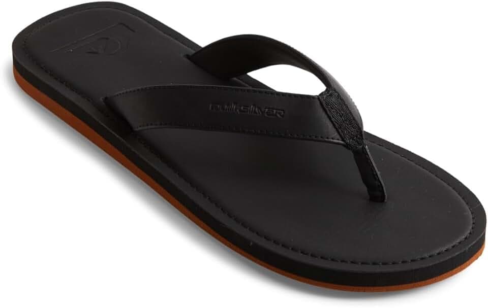 Quiksilver Herren MOLOKAI NUBUCK II Sandale, Schwarz (Solid Black Sbkm) , 45 EU