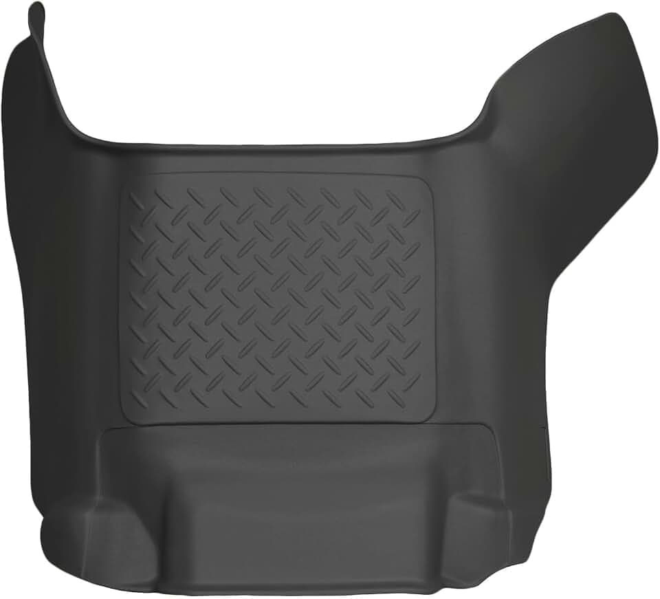 Husky Liners Weatherbeater Floor Mats | Fits 2019-2024 Ram 1500 (19-24 Classic Body), 2010-2026 Ram 2500/3500 Crew & Mega Cab Only | Center Hump, 1-pc Black - 83701