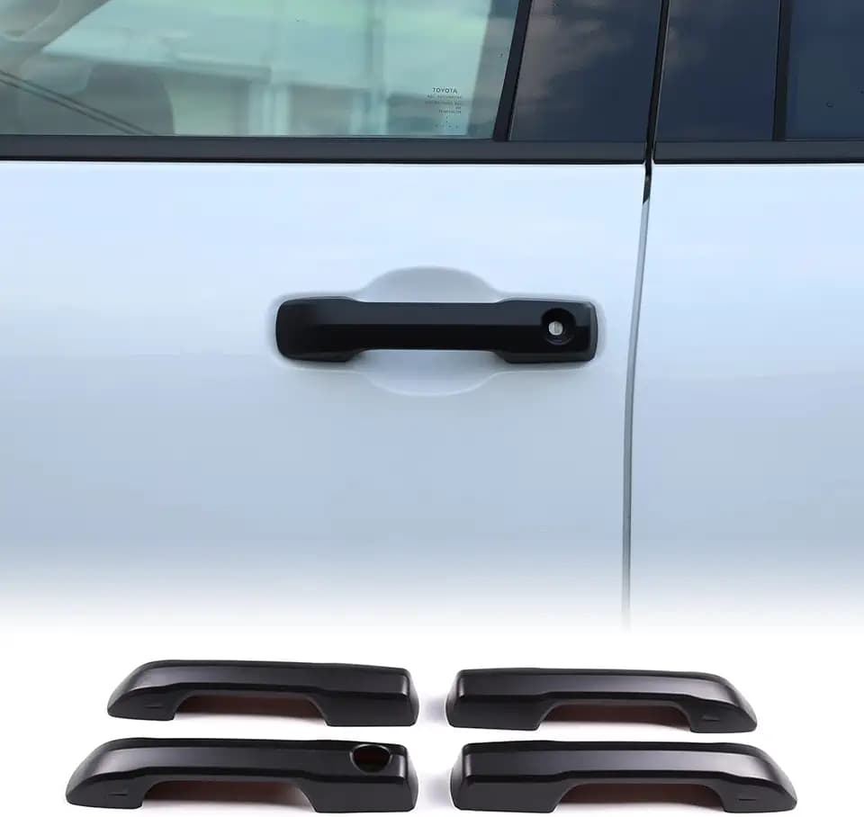 Car Exterior Door Handle Trim Cover Fit for Toyota Tundra/Sequoia 2022-2026