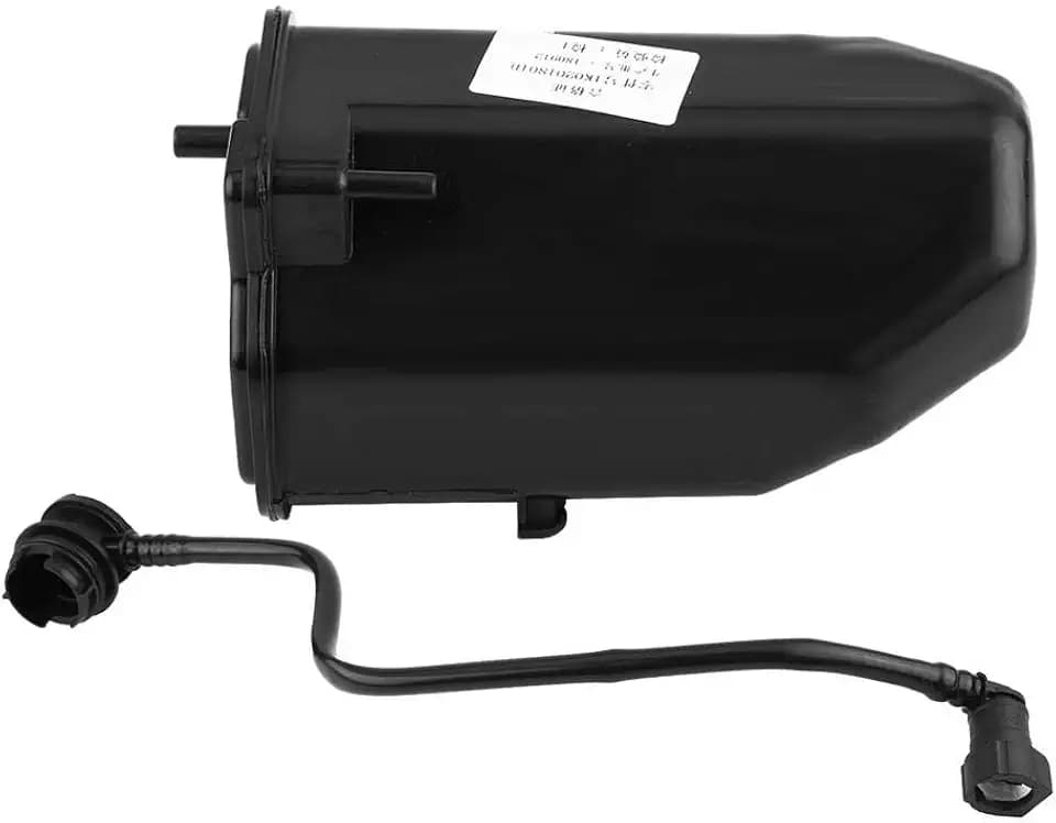 Aktivkohlebehälter und -Schlauch, Akozon ABS Kunststoff Carbon Kanister Holzkohle Dose & Schlauch Kfz Ersatz für 1K0201801E