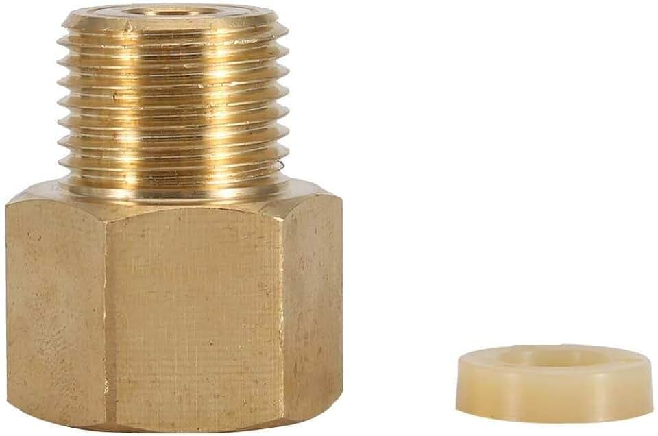 Fdit CO2-Flaschentank W21.8 CGA320 Adapter Konverter für Aquarium CO2-Flaschentank W21.8 oder CGA320 Adapter Konverter MEHRWEG VERPACKUNG socialme-EU(2)