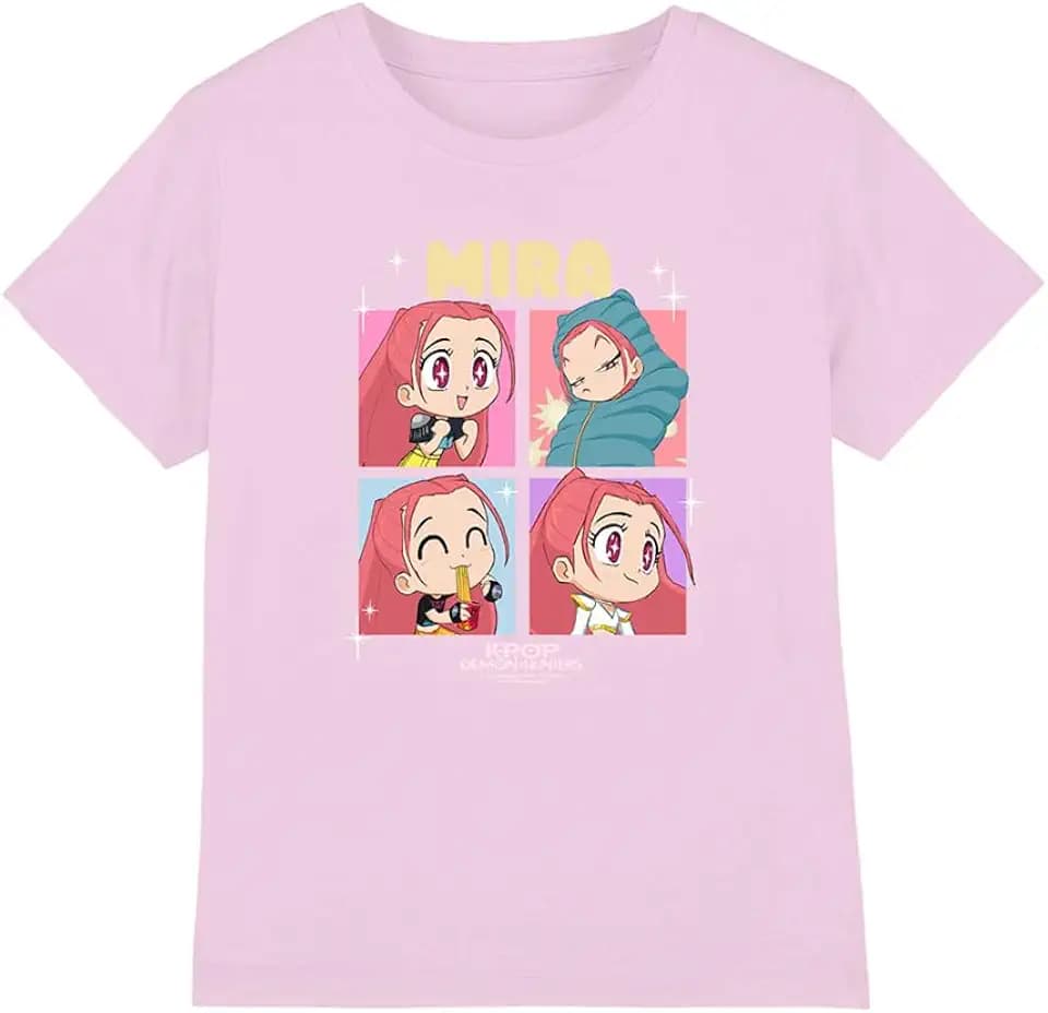 KPop Demon Hunters Unisex Kinder Huntrix Mira Chibi Boxes Kids T-Shirt