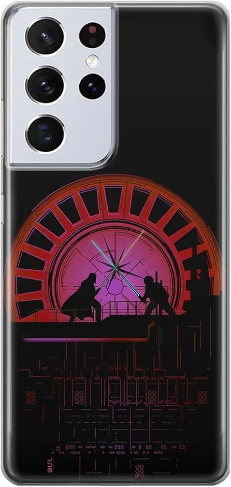 ERT GROUP Handyhülle für Samsung S21 Ultra Original und offiziell Lizenziertes Star Wars Muster 035 optimal an die Form des Handy angepasst, hülle aus TPU