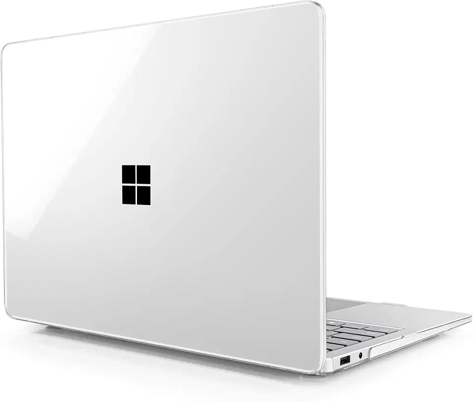 Clear Case for 2025 Microsoft Surface Laptop 13 Inch - Windows 11 Copilot+ PC - Touchscreen Display Cover (Fits Model 2095,NOT Fitting Other Surface Laptop), Crystal Clear