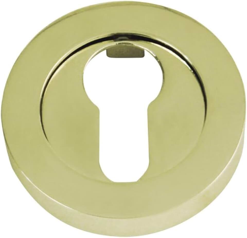 Amig - Schlüssel | Modell 3Z | Ø 52 mm | 10 mm Breite | Rundblende für Schlösser | kompatibel mit Europrofil | Zamak Messing lackiert