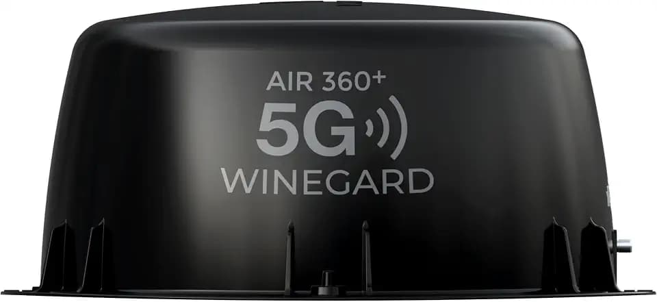 Winegard Air 360+ 5G AR2-5G1 Outdoor RV TV, 5G and WiFi Antenna - Black