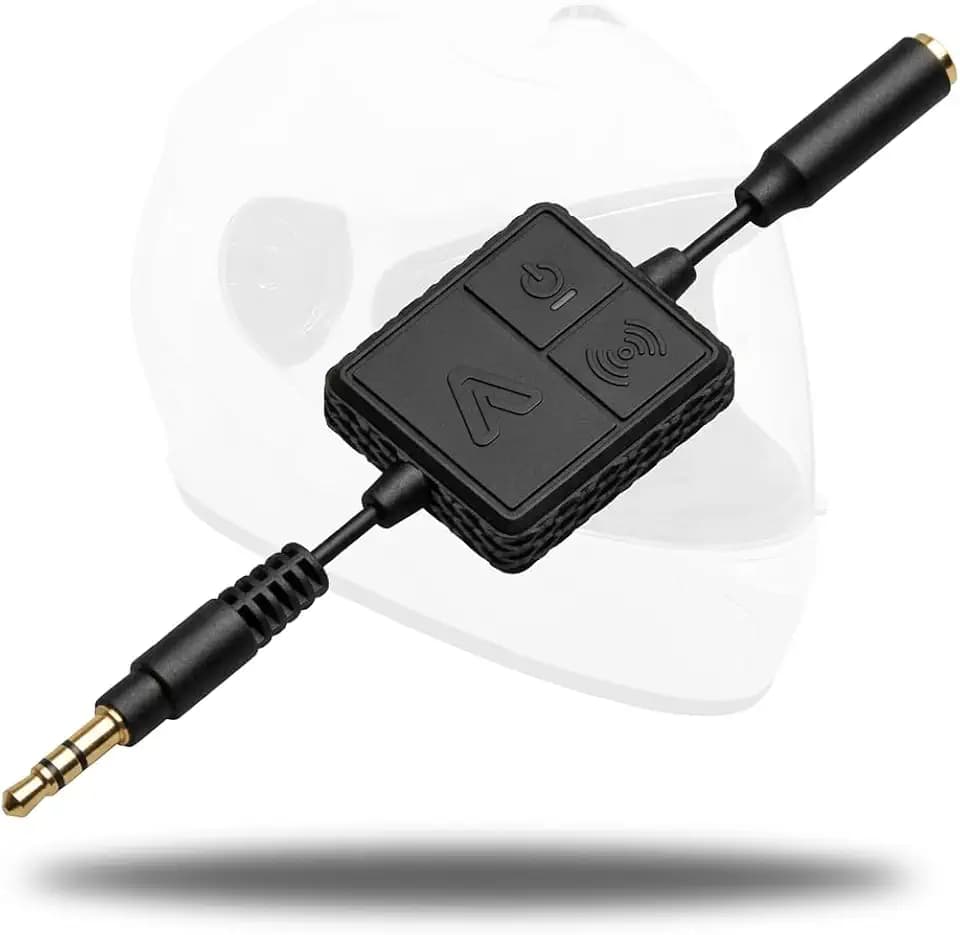 IASUS EAR3H-MK2 Helmet Audio Amplifier 12dB Volume Boost - 3.5mm Input and Output - Compatible with Most Helmet Comms Systems with Headphone Earbud Port