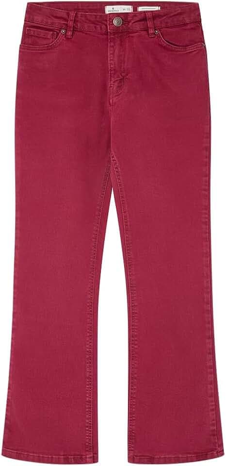 SPRINGFIELD Damen Pantalones Anzughose, Maroon, 40