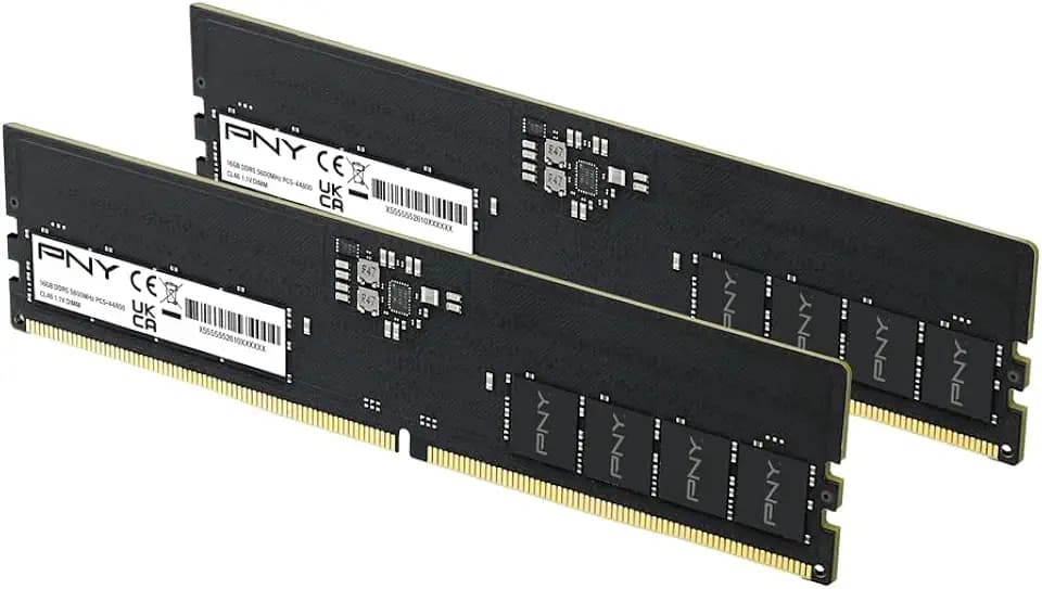 PNY DDR5 16GB (2x8GB) 5600MHz CL46 Performance Desktop Memory Kit