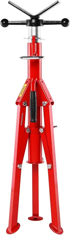 VEVOR V-Head-Rohrständer Höhenverstellbar 710-1320 mm Pipe Ständer 1134 kg Tragbarer hochklappbarer Pipe-Standfuß mit V-Kopf