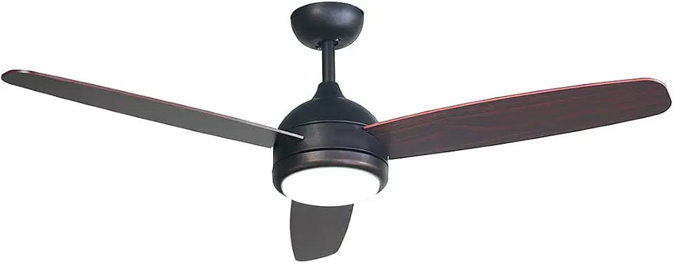 Livoo DOM445 Deckenventilator mit Beleuchtung, 3 Farben, wendbarer Motor, leise, 3 Geschwindigkeiten