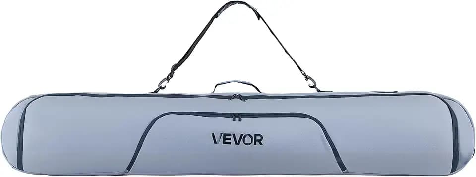 VEVOR Skitasche, Skibag, Skisack, Skicover, 600D-Oxford-Gewebe, mit verstellbaren Innengurten, Skiersack für Skistöcke, Schutzbrillen, Handschuhe, Helme, Stiefel