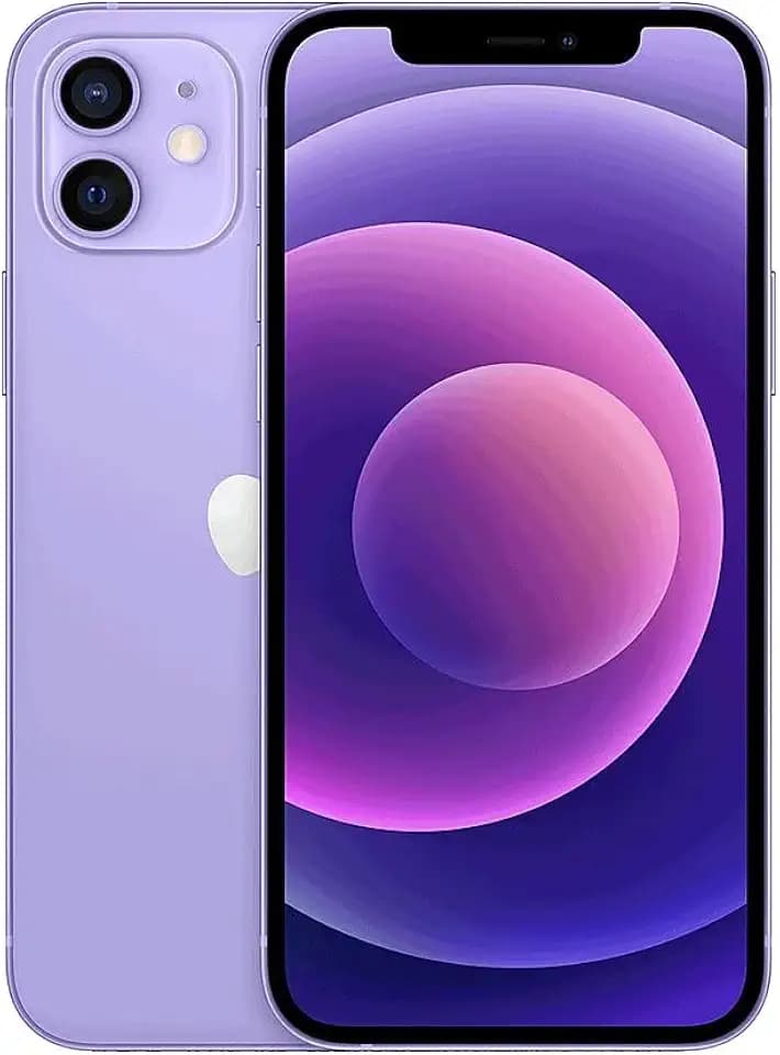 Apple iPhone 12, 64GB, Purple - Unlocked (Renewed)