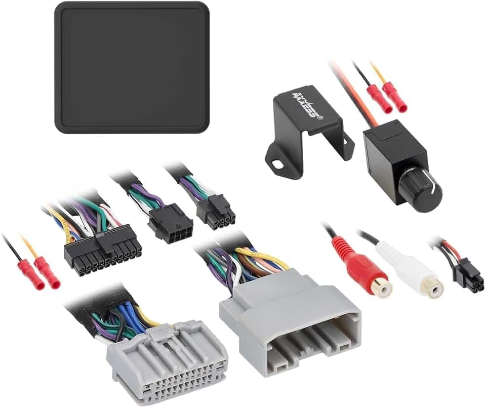 Axxess Subwoofer Interface w/Bass Knob & Vehicle T-Harness for Chrysler 07-20