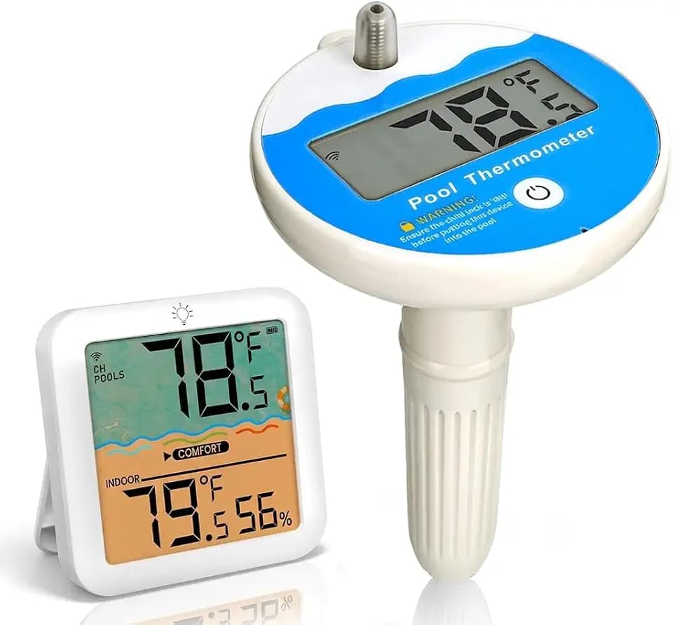 Wireless Pool Thermometer Floating Easy Read Digital Water Thermometer