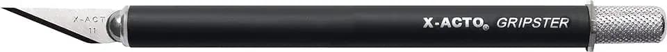 ELMERS Xacto Black Gripster Knife with Safety Cap (X3627)