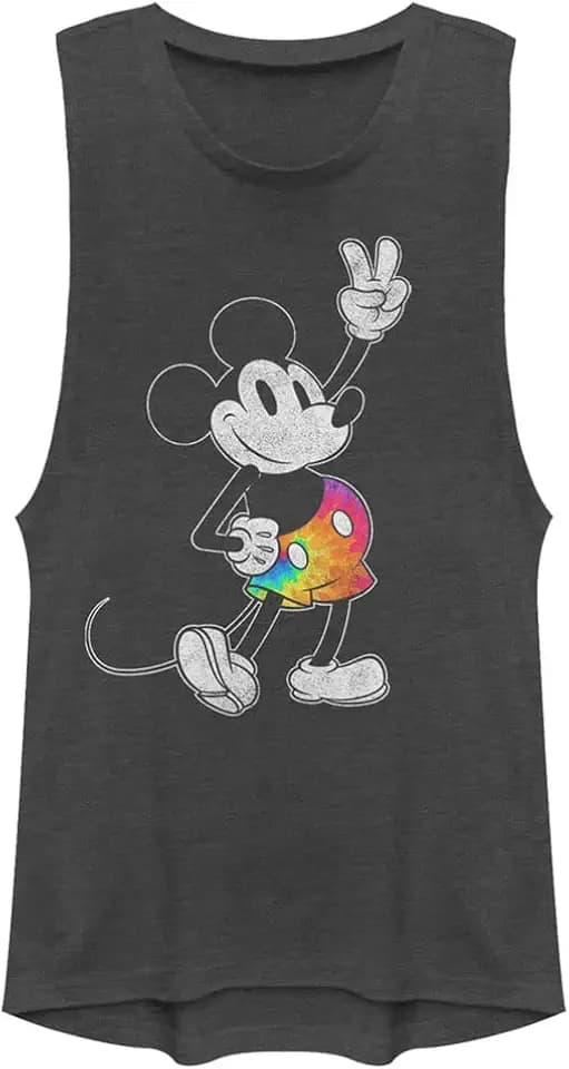 Disney Women's Tie Dye Mickey Stroked