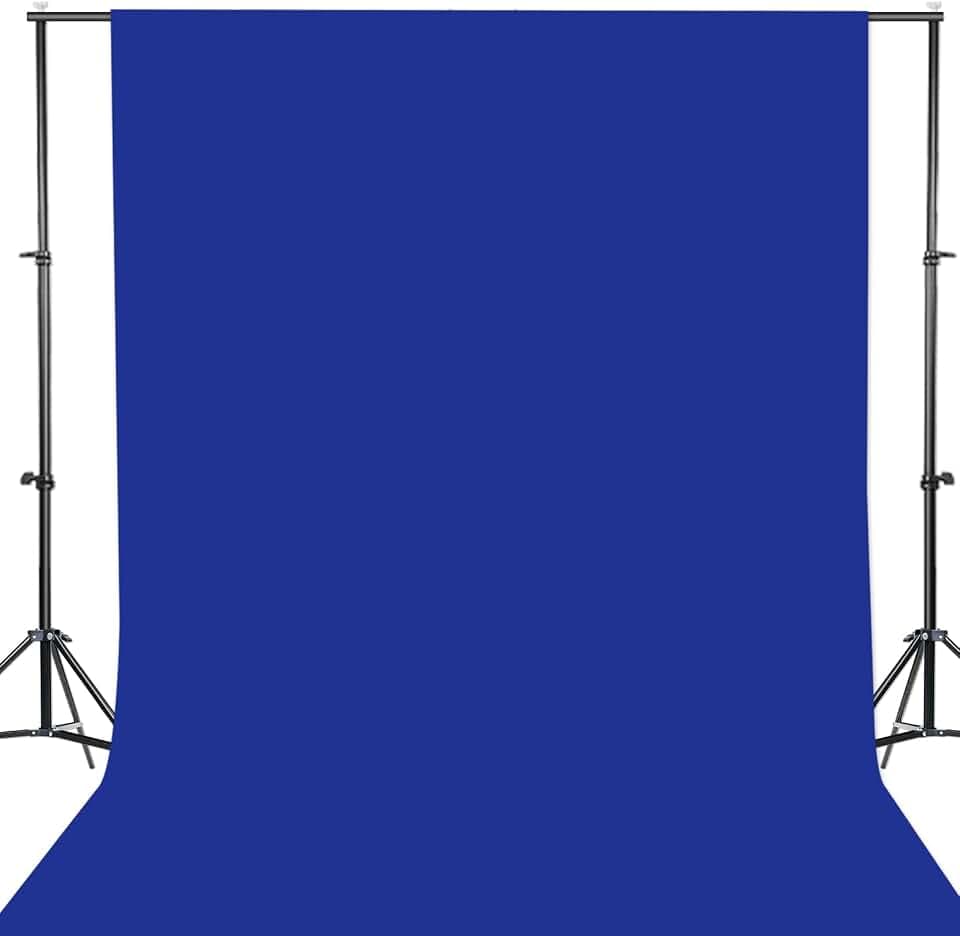 GFCC Royal Blue Photo Backdrop Background for Photography Photoshoot, 7x10FT