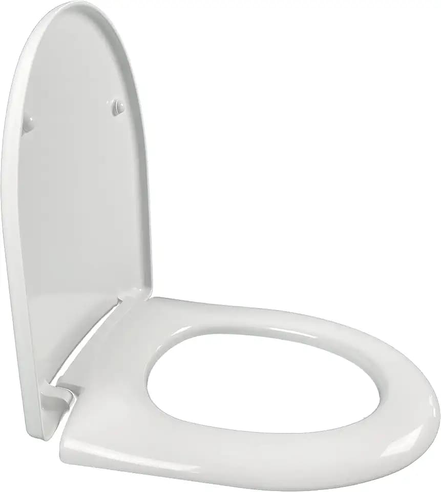Jacob Delafon ODEON – Thermodur Toilettensitz mit Deckel mit Scharnier weiß