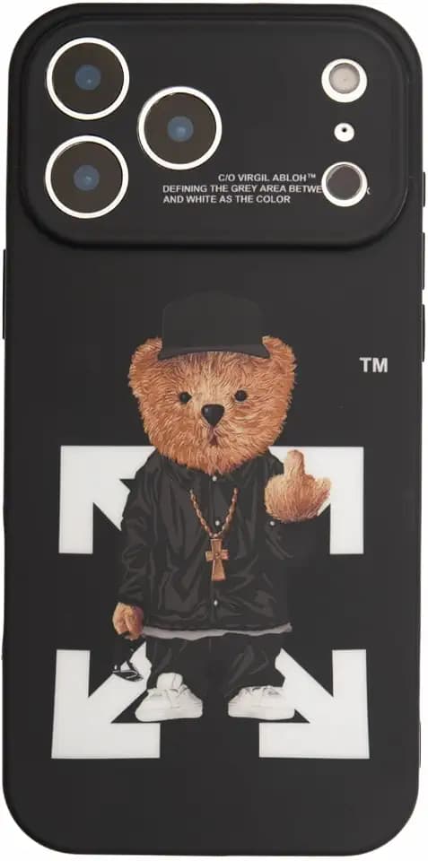 Cool Case Compatible with iPhone 17 pro max case,Designer for Boys,Funny Aesthetic Soft Silicone Gel Rubber Shockproof Cover Full Body Drop Protection (for iPhone 17 pro max) Black