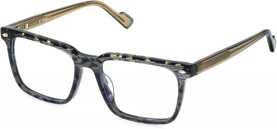 Sting Unisex Vst573v Sonnenbrille, Shiny Transp.Grey Havanna, Regular