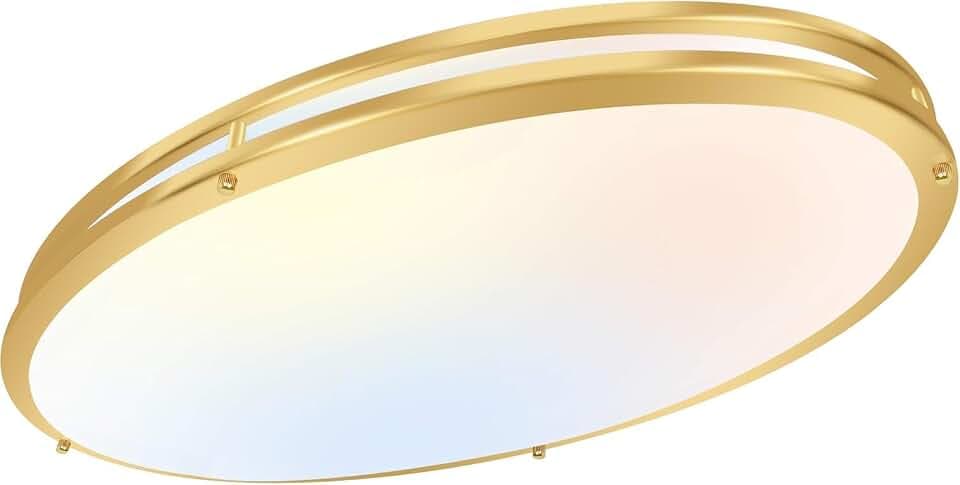 hykolity 32 Inch Oval LED Ceiling Light,60W,4000LM,5CCT