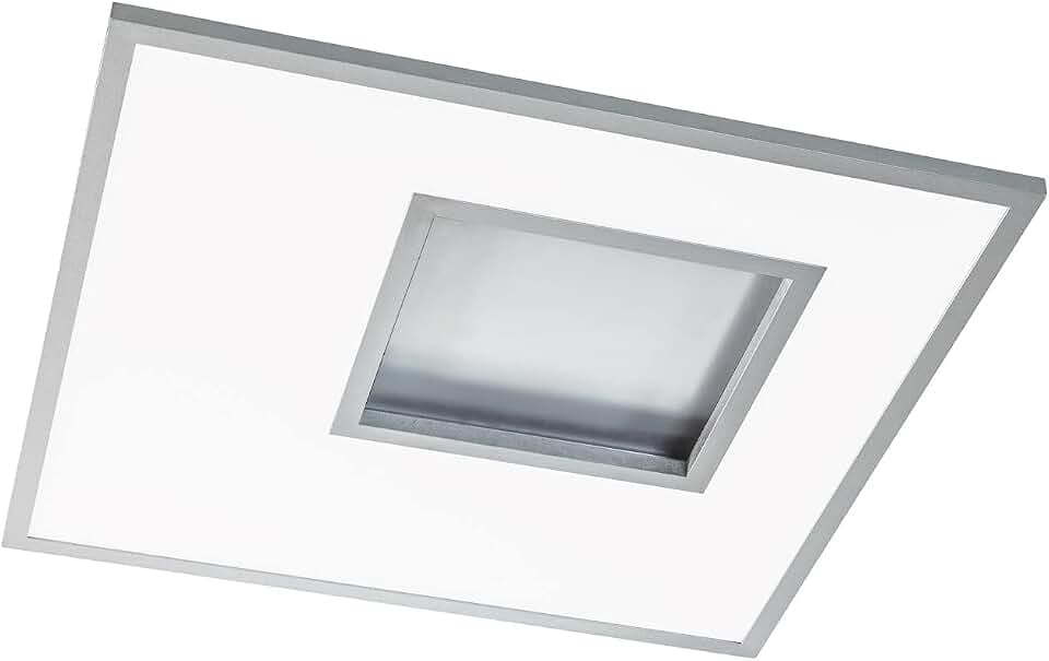 Wofi Smart Home Deckenleuchte Kunststoff 25 W MATT Silberfarbig 9485.02.70.8600