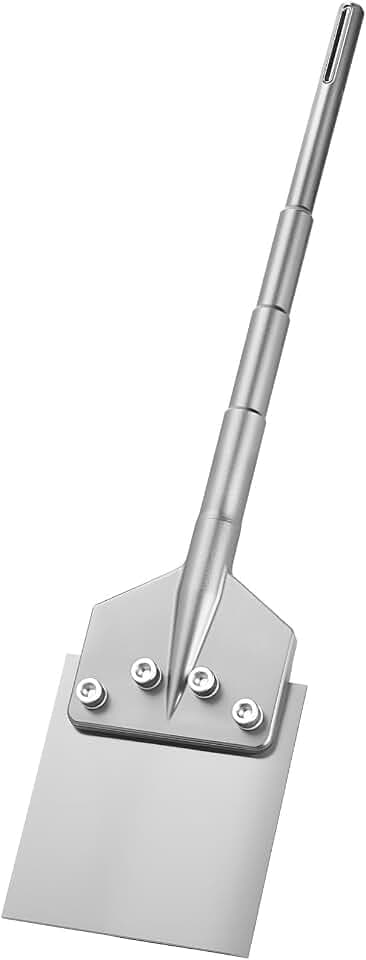 VEVOR SDS Max Floor Scraper, 24.8" x 5.9" Chisel Bit with SDS Max Shank, Compatible with Rotary Hammers, Heat Treated 40Cr Alloy Steel, Sharp Edge for Removing Laminate Flooring, Tiles, and Mortar