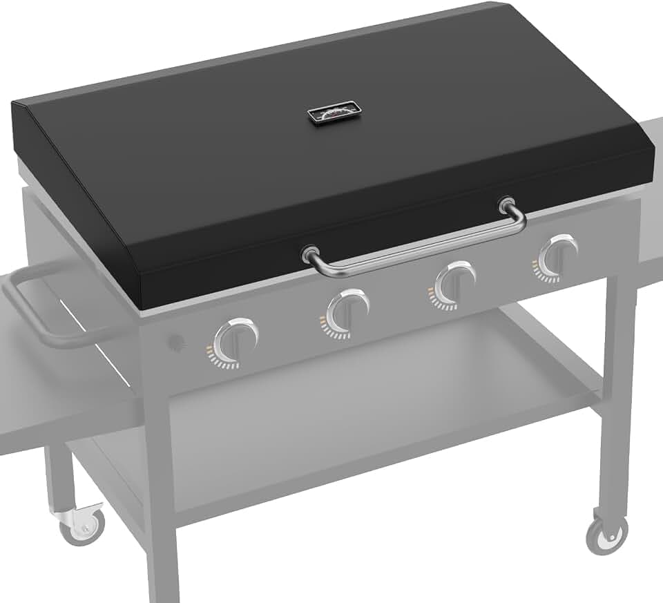 Upgraded Hinged Lid for Blackstone 36 inch Griddle 1554 1863 1825 1818 1565 1560 2149 1841 1866 2122, Hard Cover Hood for Blackstone 36" Griddle, Universal Lid for Most Brand 36-Inch Griddles