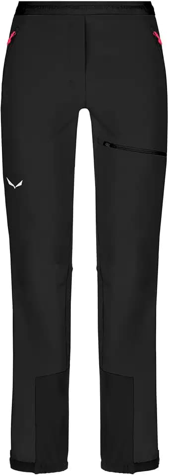 Salewa Sella Durastretch Light Damen Wanderhose Trekkinghose gefüttert schwarz schwarz