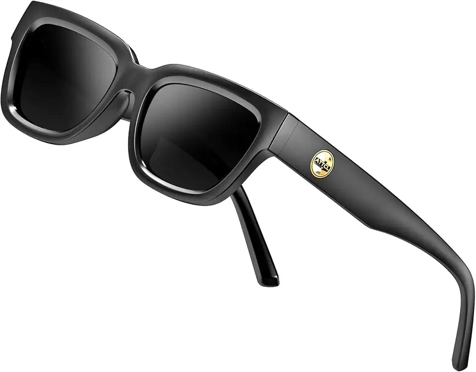 ATTCL Sonnenbrille Damen Polarisierte Vintage TR90 Rahmen Kleiner Rechteckig Sonnenbrillen
