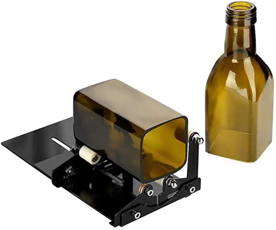 Glasflaschenschneider, Flaschenschneider DIY Maschine wasserdicht zum Schneiden von quadratischen runden Flaschen für Whiskyflaschen